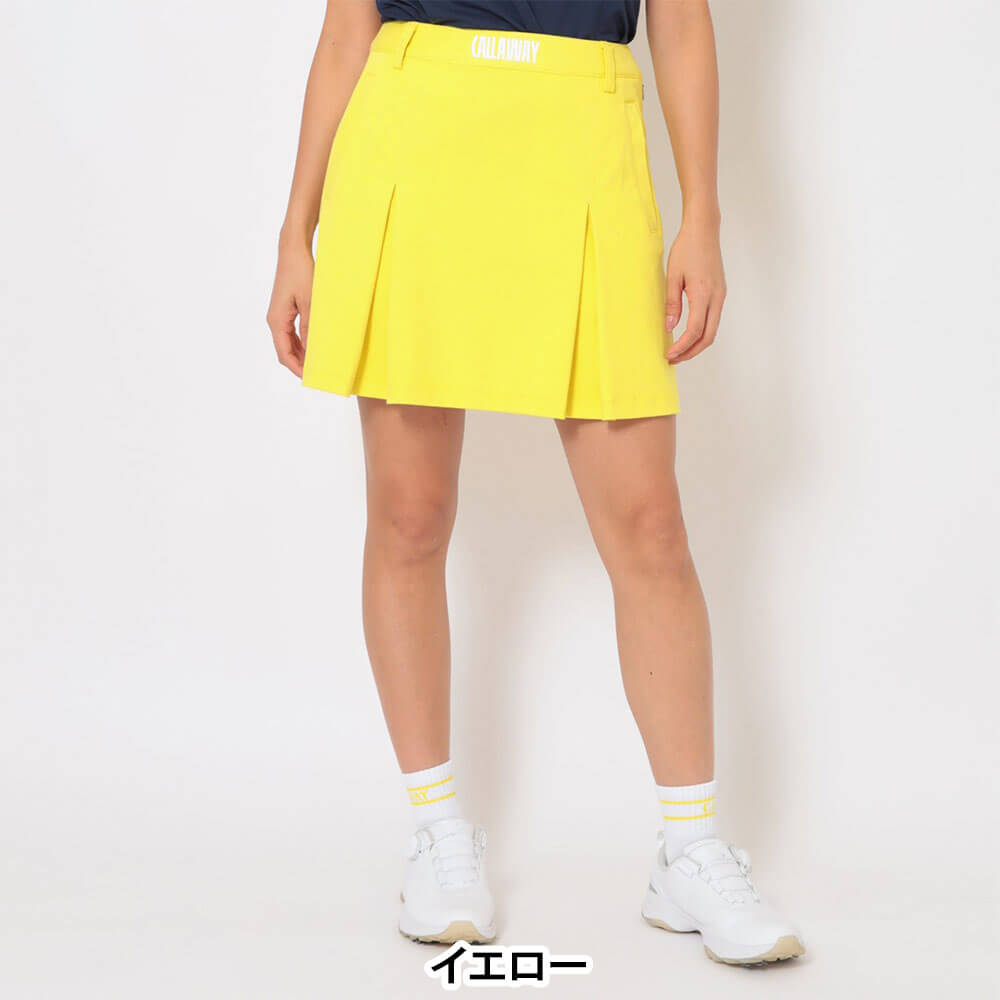 キャロウェイ Callaway　レディース 8WAYストレッチ 裏クール プリーツスカート C26128207　2026年モデル 画像6(ALT)