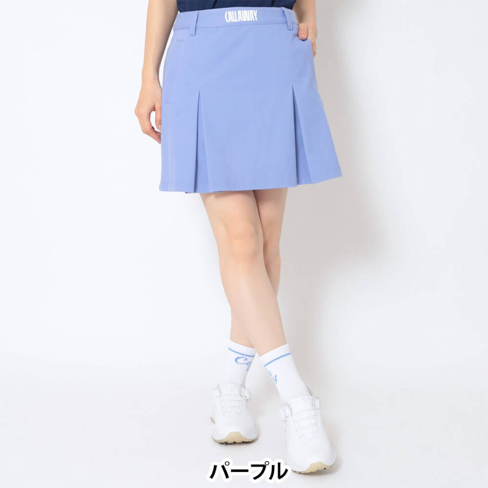 キャロウェイ Callaway　レディース 8WAYストレッチ 裏クール プリーツスカート C26128207　2026年モデル 画像8(ALT)