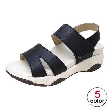 リゲッタ Re:getA　バックベルト付き 厚底リカバリー ウォーク サンダル RE3001