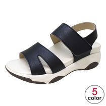 リゲッタ Re：getA バックベルト付き 厚底リカバリー ウォーク サンダル RE3001