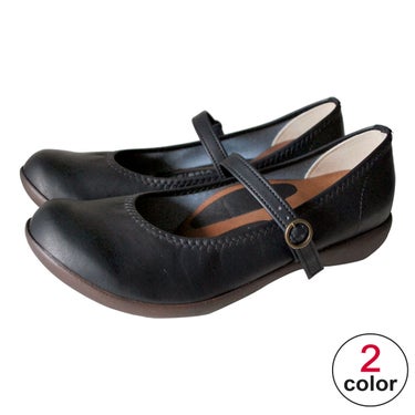 リゲッタ Re:getA　ワンストラップ ローヒール パンプス R-2361