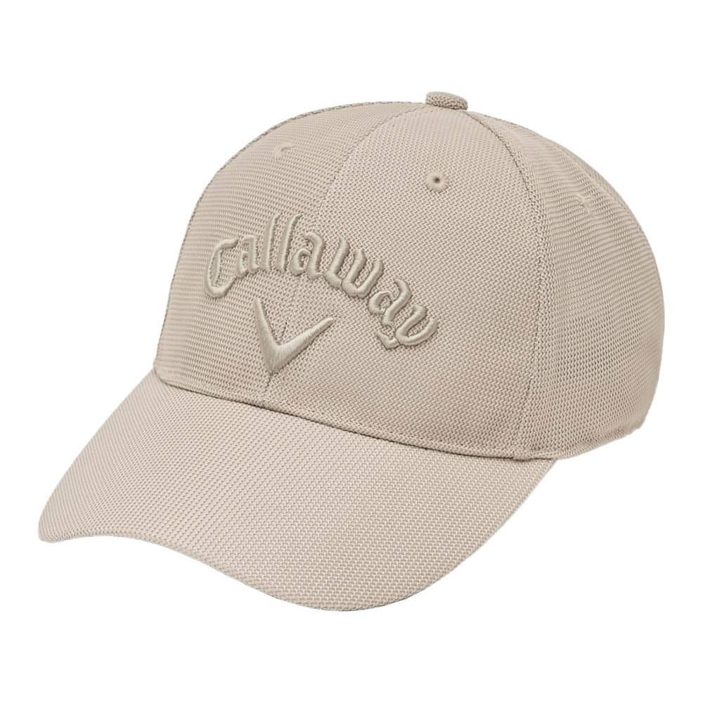 キャロウェイ Callaway　メンズ ツアーベイシック メッシュ キャップ C26990104 1040 ベージュ　2026年モデル ベージュ