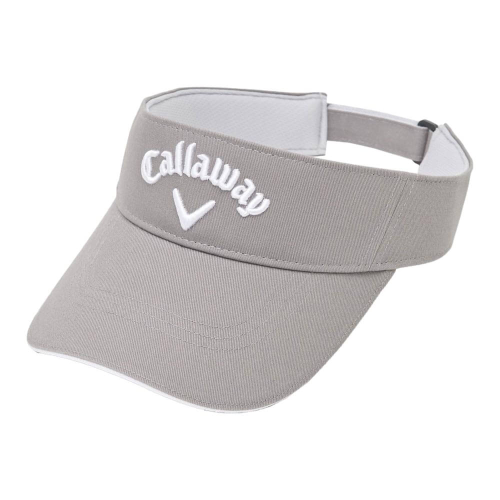 キャロウェイ Callaway　メンズ ツアーベイシック バイザー C26990109 1020 グレー　2026年モデル グレー