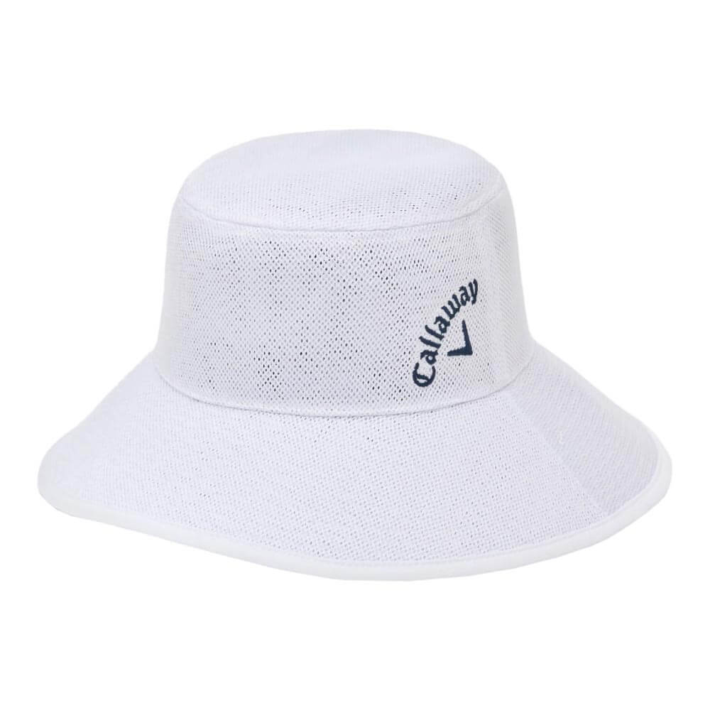 キャロウェイ Callaway　レディース かざあなメッシュ ハット C26191219 1030 ホワイト　2026年モデル ホワイト