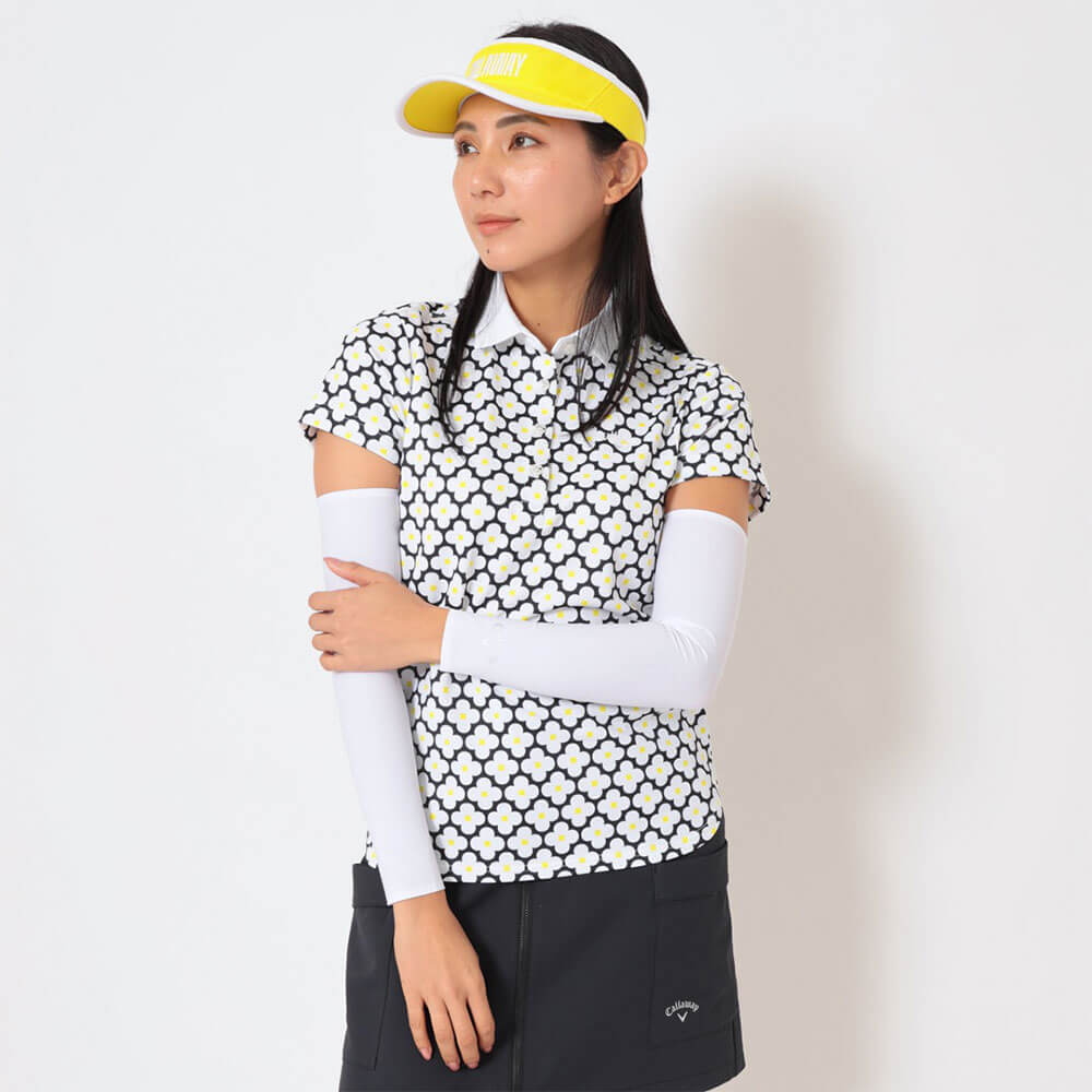 キャロウェイ Callaway　レディース 接触冷感 アームカバー C26198210 1030 ホワイト　2026年モデル ホワイト 画像5(ALT)