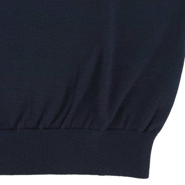 マンシングウェア Munsingwear　メンズ 背面メッシュ 編地切替 ロゴ刺繍 Vネック ニット ベスト MGMXJL82　2024年モデル 詳細4