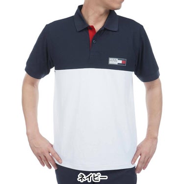 トミー ヒルフィガー ゴルフ　メンズ カラーブロック 半袖 ポロシャツ THMA602　2026年モデル 詳細5