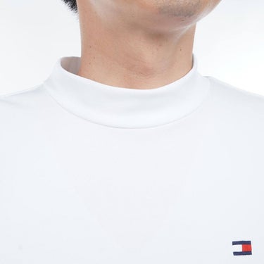 トミー ヒルフィガー ゴルフ　メンズ ハイブリッド 半袖 モックネック シャツ THMA605　2026年モデル 詳細5