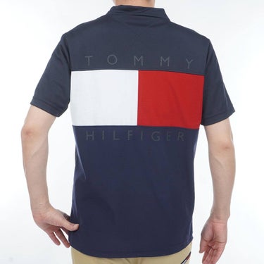 トミー ヒルフィガー ゴルフ　メンズ ハイブリッド 半袖 モックネック シャツ THMA605　2026年モデル 詳細9