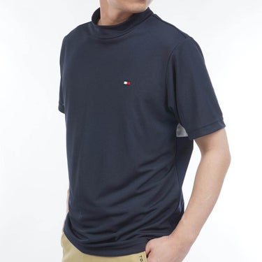 トミー ヒルフィガー ゴルフ　メンズ ハイブリッド 半袖 モックネック シャツ THMA605　2026年モデル 詳細10