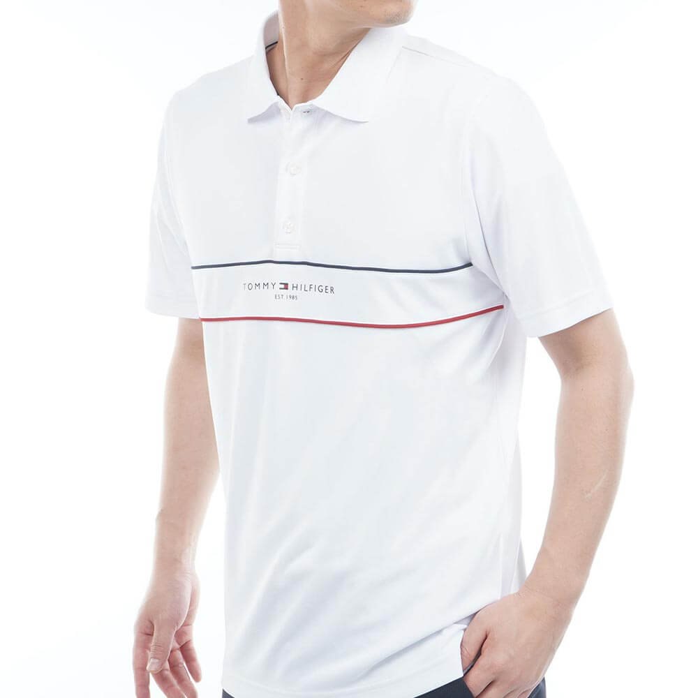 トミー ヒルフィガー ゴルフ　メンズ スタンダード ロゴ 半袖 ポロシャツ THMA613　2026年モデル 詳細4