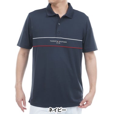 トミー ヒルフィガー ゴルフ　メンズ スタンダード ロゴ 半袖 ポロシャツ THMA613　2026年モデル 詳細5
