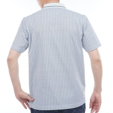 トミー ヒルフィガー ゴルフ　メンズ 小紋柄プリント 半袖 ポロシャツ THMA626　2026年モデル 詳細3