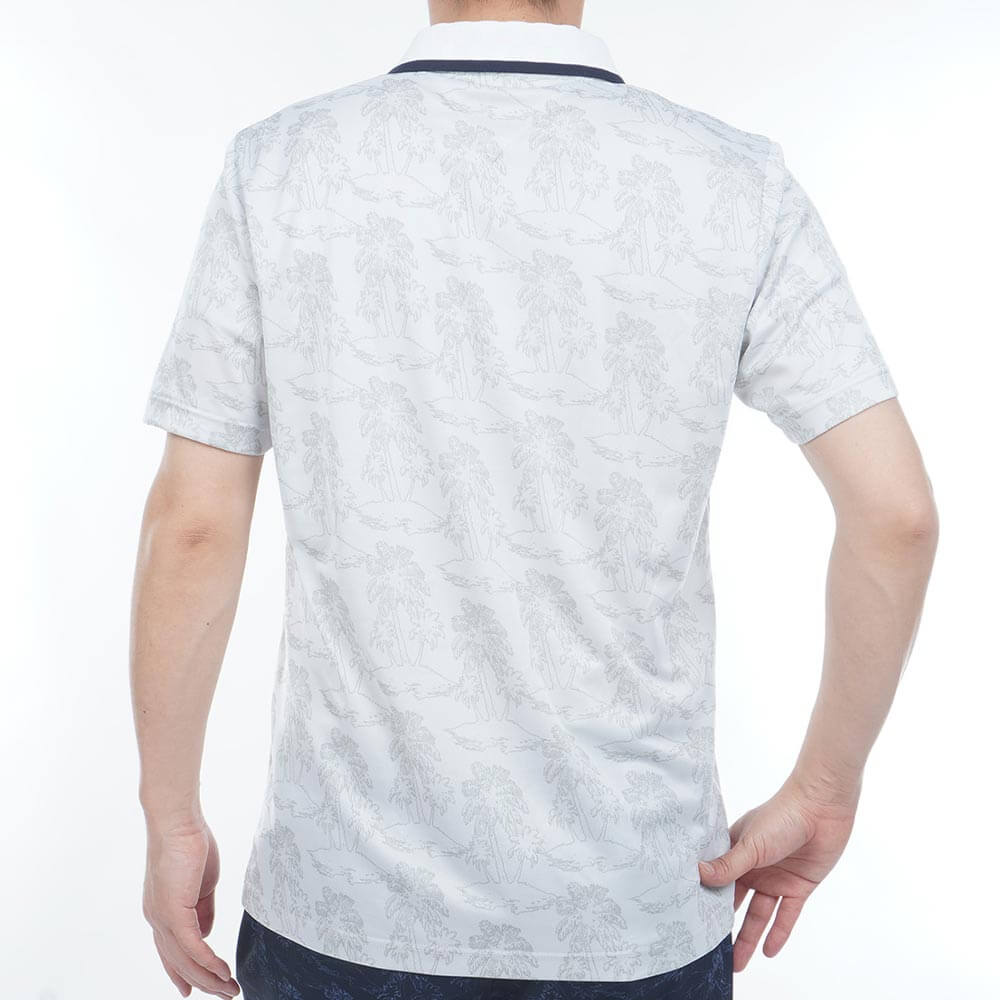 トミー ヒルフィガー ゴルフ　メンズ ヤシジャガード 半袖 ポロシャツ THMA628　2026年モデル 詳細3