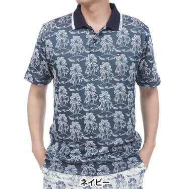 トミー ヒルフィガー ゴルフ　メンズ ヤシジャガード 半袖 ポロシャツ THMA628　2026年モデル 詳細5