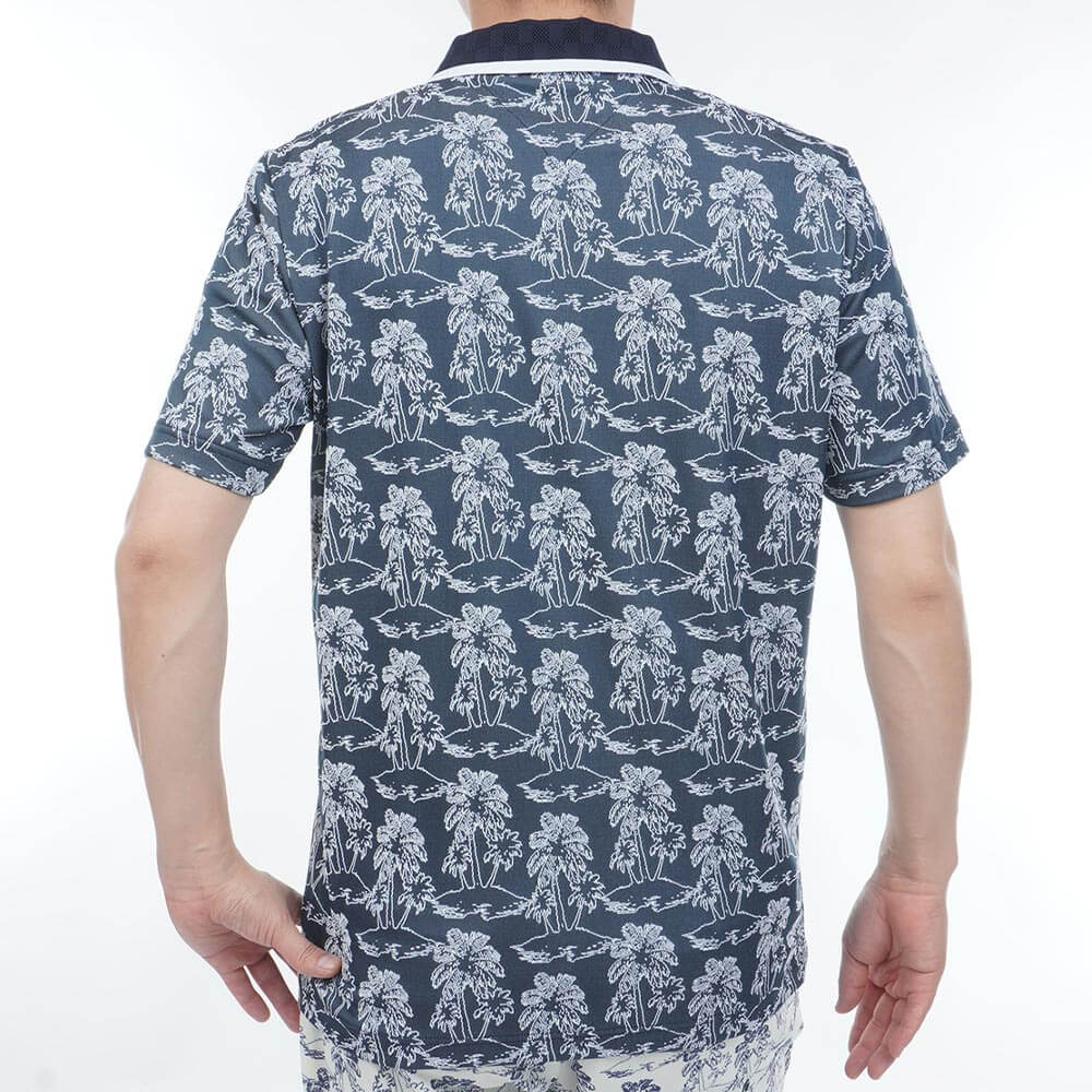 トミー ヒルフィガー ゴルフ　メンズ ヤシジャガード 半袖 ポロシャツ THMA628　2026年モデル 詳細6