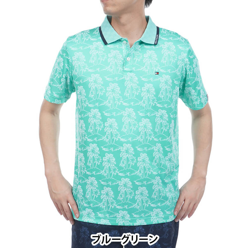 トミー ヒルフィガー ゴルフ　メンズ ヤシジャガード 半袖 ポロシャツ THMA628　2026年モデル 詳細8