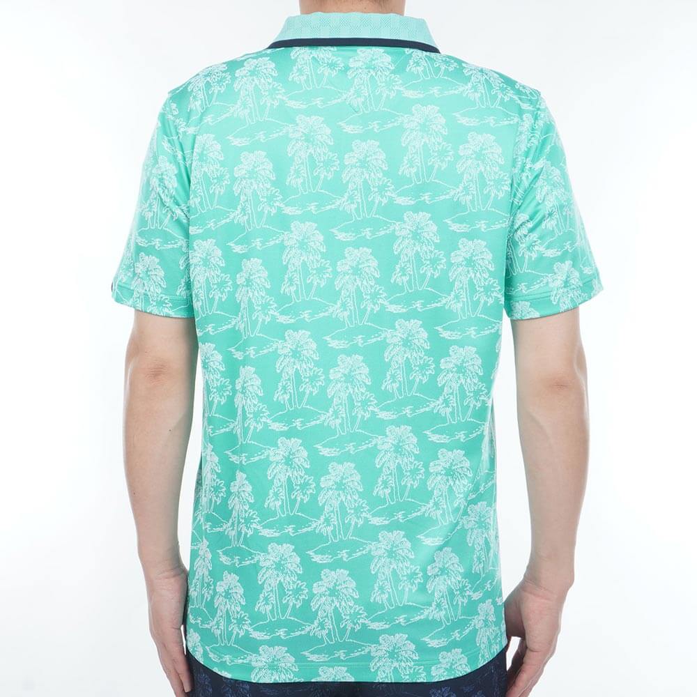 トミー ヒルフィガー ゴルフ　メンズ ヤシジャガード 半袖 ポロシャツ THMA628　2026年モデル 詳細9