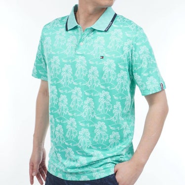 トミー ヒルフィガー ゴルフ　メンズ ヤシジャガード 半袖 ポロシャツ THMA628　2026年モデル 詳細10