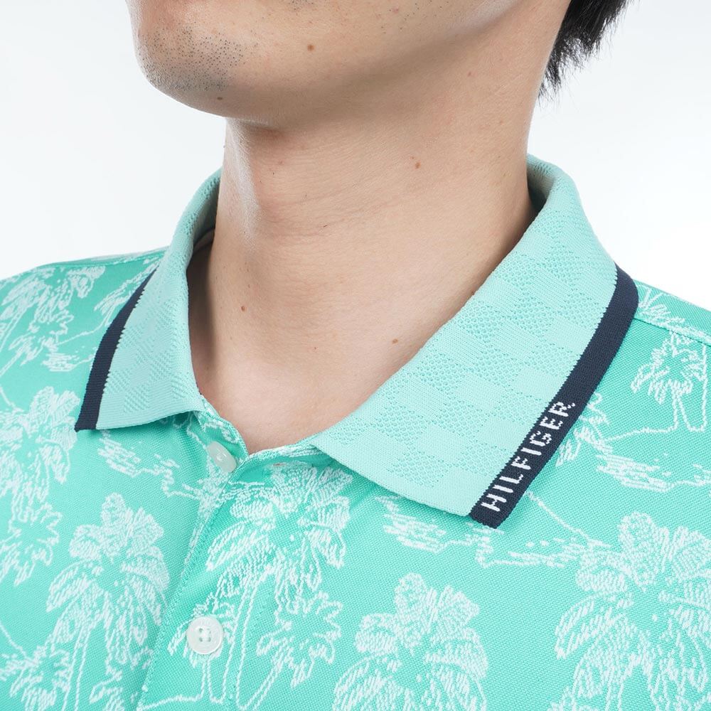 トミー ヒルフィガー ゴルフ　メンズ ヤシジャガード 半袖 ポロシャツ THMA628　2026年モデル 詳細11