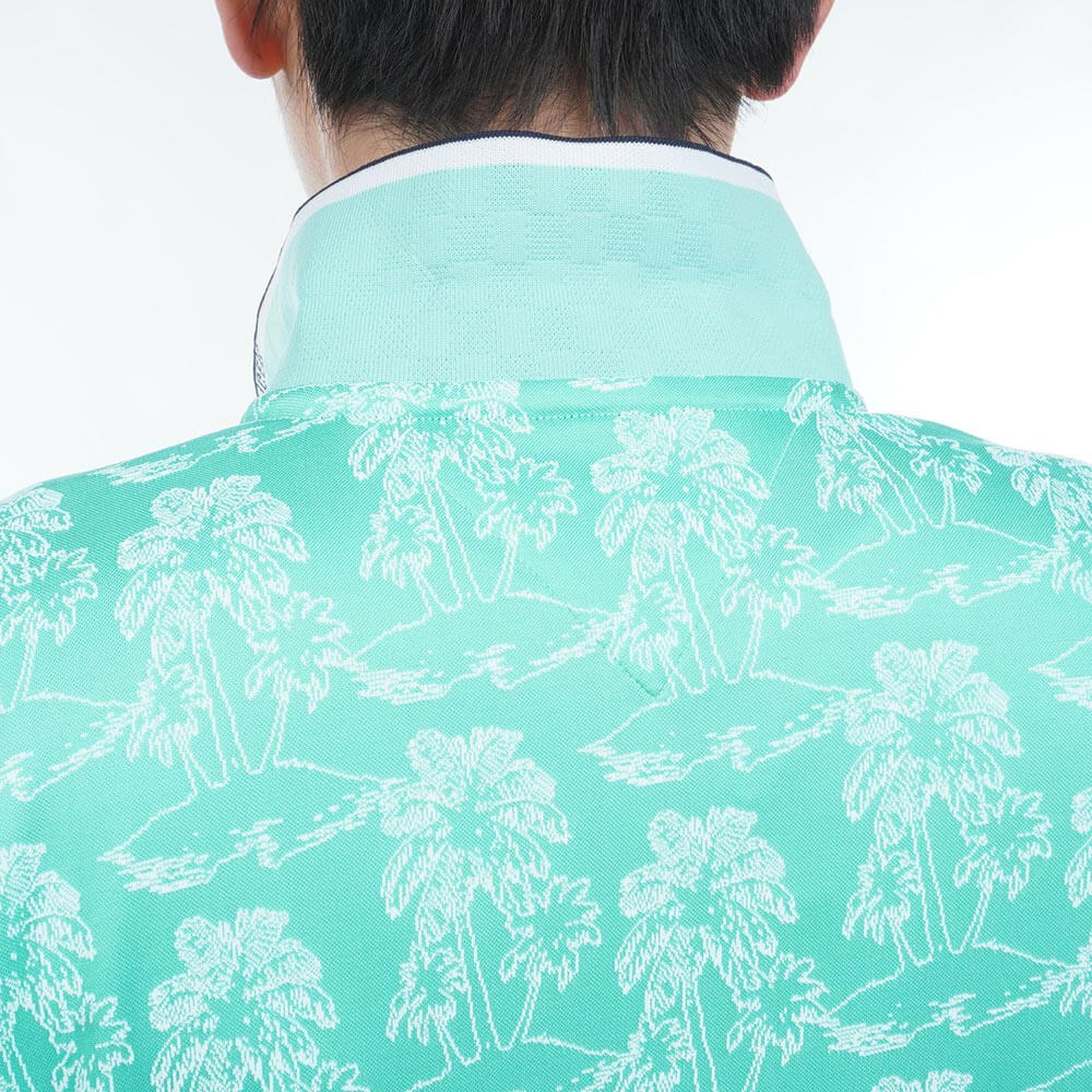 トミー ヒルフィガー ゴルフ　メンズ ヤシジャガード 半袖 ポロシャツ THMA628　2026年モデル 詳細12