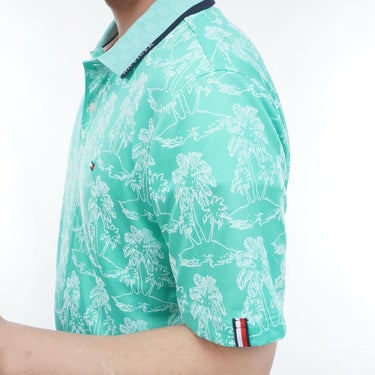 トミー ヒルフィガー ゴルフ　メンズ ヤシジャガード 半袖 ポロシャツ THMA628　2026年モデル 詳細13