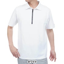 トミー ヒルフィガー ゴルフ　メンズ ワッフル生地 半袖 ハーフジップ シャツ THMA633　2026年モデル