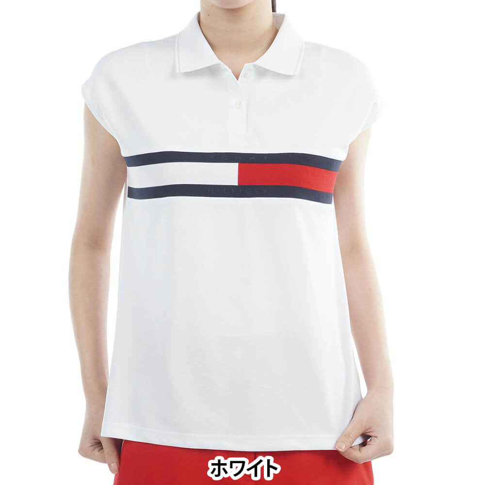 トミー ヒルフィガー ゴルフ　レディース フレンチスリーブ 半袖 ポロシャツ THLA611　2026年モデル 詳細2
