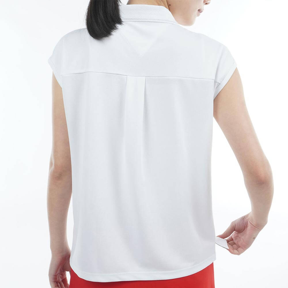 トミー ヒルフィガー ゴルフ　レディース フレンチスリーブ 半袖 ポロシャツ THLA611　2026年モデル 詳細3