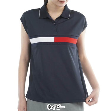 トミー ヒルフィガー ゴルフ　レディース フレンチスリーブ 半袖 ポロシャツ THLA611　2026年モデル 詳細5