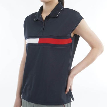 トミー ヒルフィガー ゴルフ　レディース フレンチスリーブ 半袖 ポロシャツ THLA611　2026年モデル 詳細7