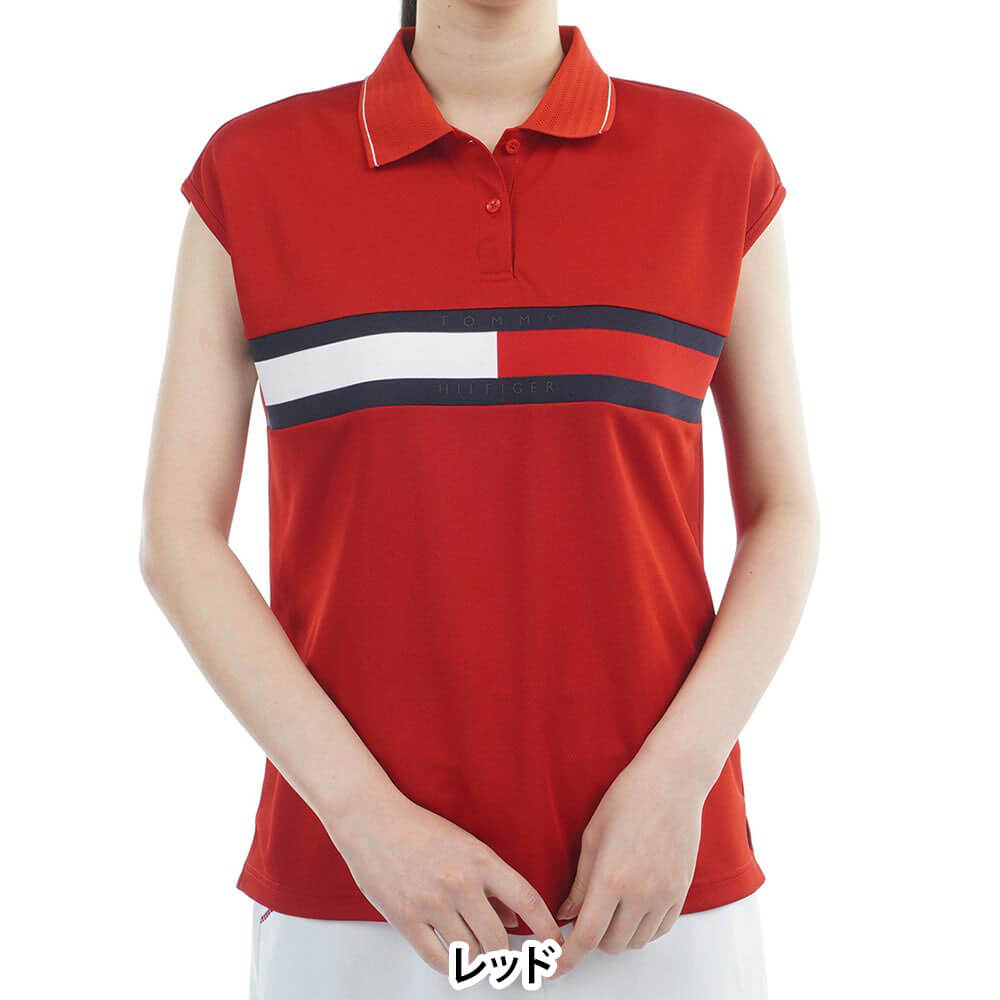 トミー ヒルフィガー ゴルフ　レディース フレンチスリーブ 半袖 ポロシャツ THLA611　2026年モデル 詳細8