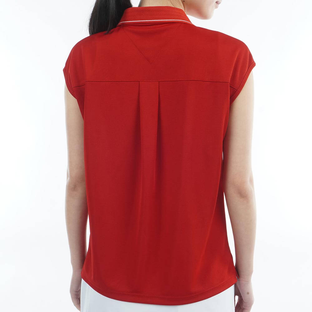 トミー ヒルフィガー ゴルフ　レディース フレンチスリーブ 半袖 ポロシャツ THLA611　2026年モデル 詳細9