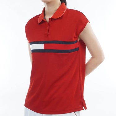 トミー ヒルフィガー ゴルフ　レディース フレンチスリーブ 半袖 ポロシャツ THLA611　2026年モデル 詳細10