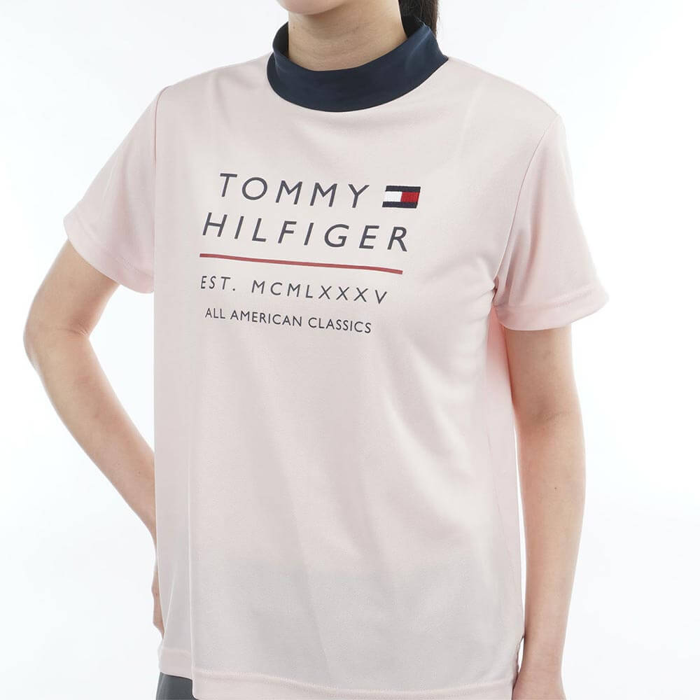 トミー ヒルフィガー ゴルフ　レディース 半袖 モックネック シャツ THLA616　2026年モデル 詳細7