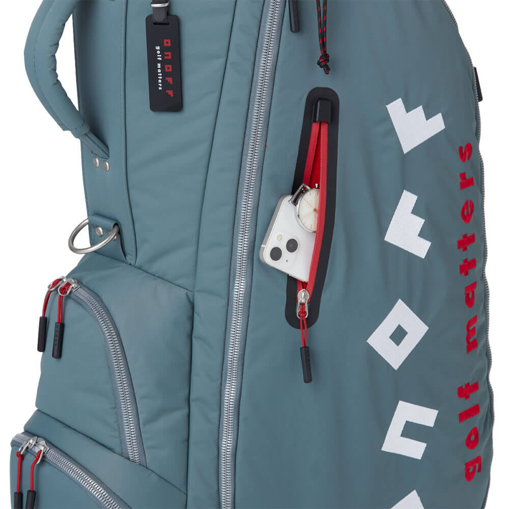 ONOFF オノフ　ナイロンツイル ロゴ キャディバッグ OB3626 09 グリーン　2026年モデル 詳細4