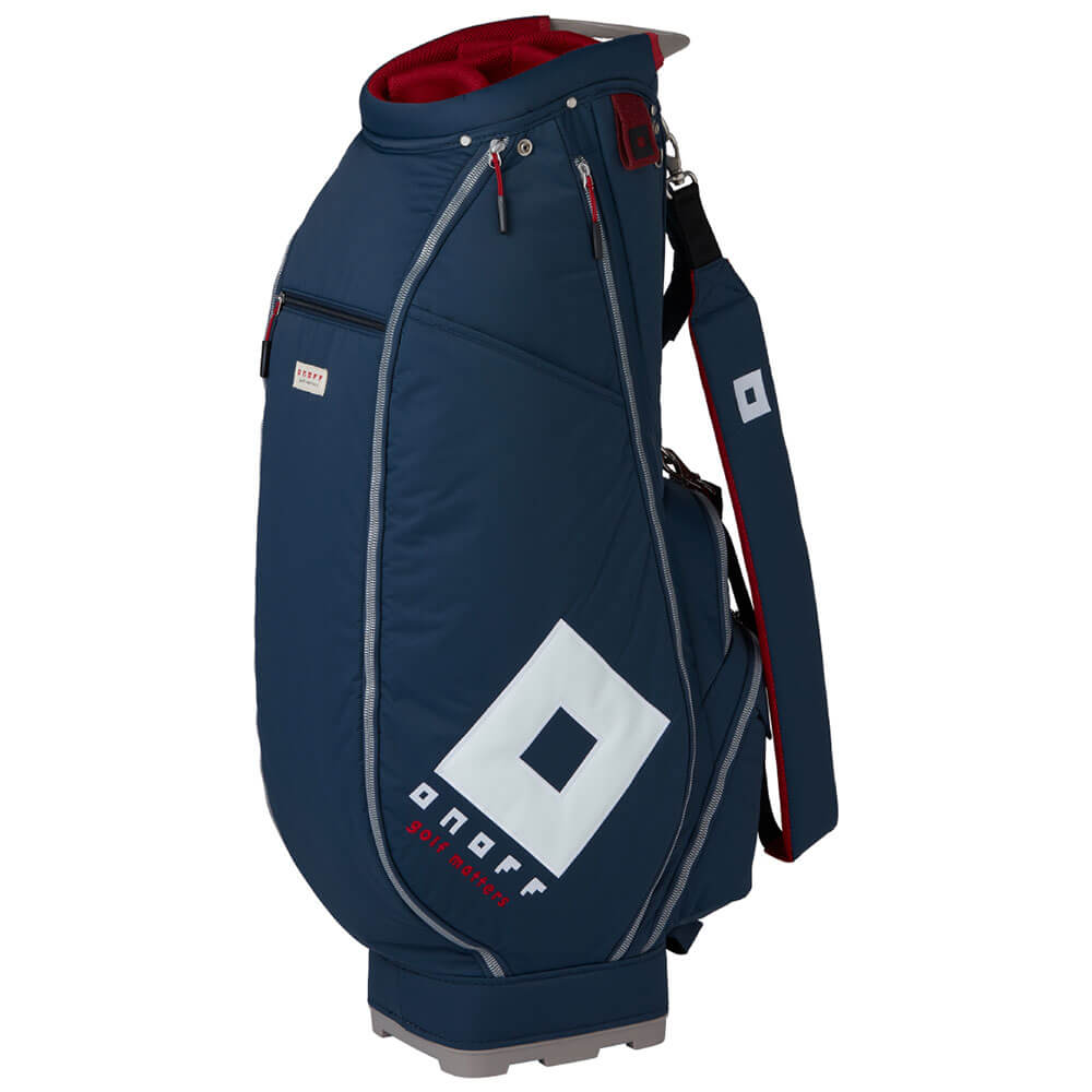 ONOFF オノフ　ナイロンツイル ロゴ キャディバッグ OB3626 04 ネイビー　2026年モデル 詳細2