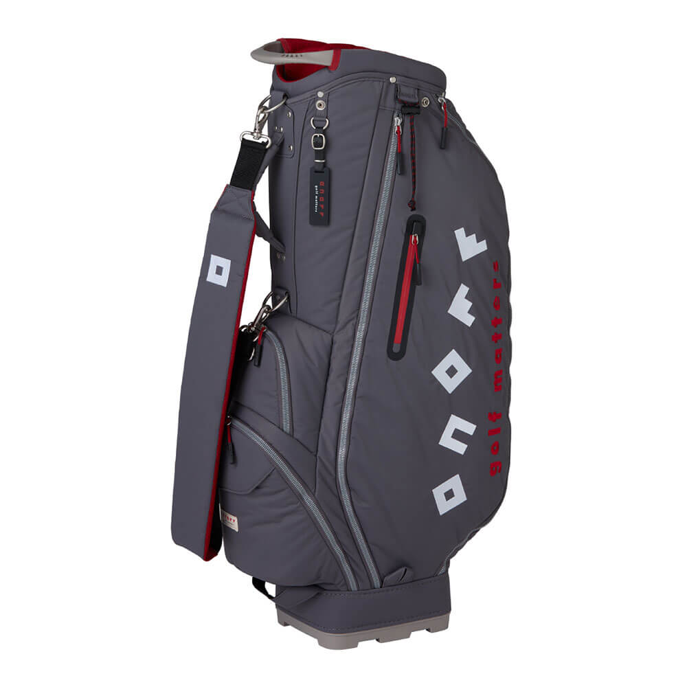 ONOFF オノフ　ナイロンツイル ロゴ キャディバッグ OB3626 78 スレートグレー　2026年モデル
