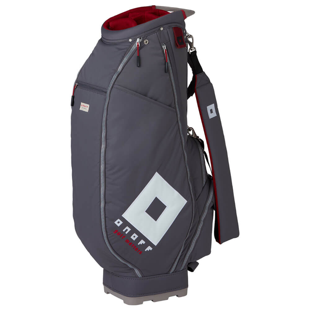 ONOFF オノフ　ナイロンツイル ロゴ キャディバッグ OB3626 78 スレートグレー　2026年モデル 詳細2