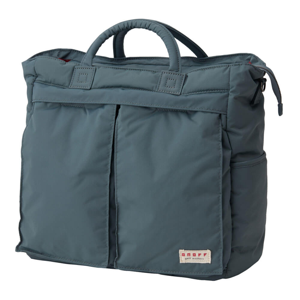 [2026年モデル] ONOFF オノフ メンズ ナイロンツイル トートバッグ OV0426 09 グリーン グリーン