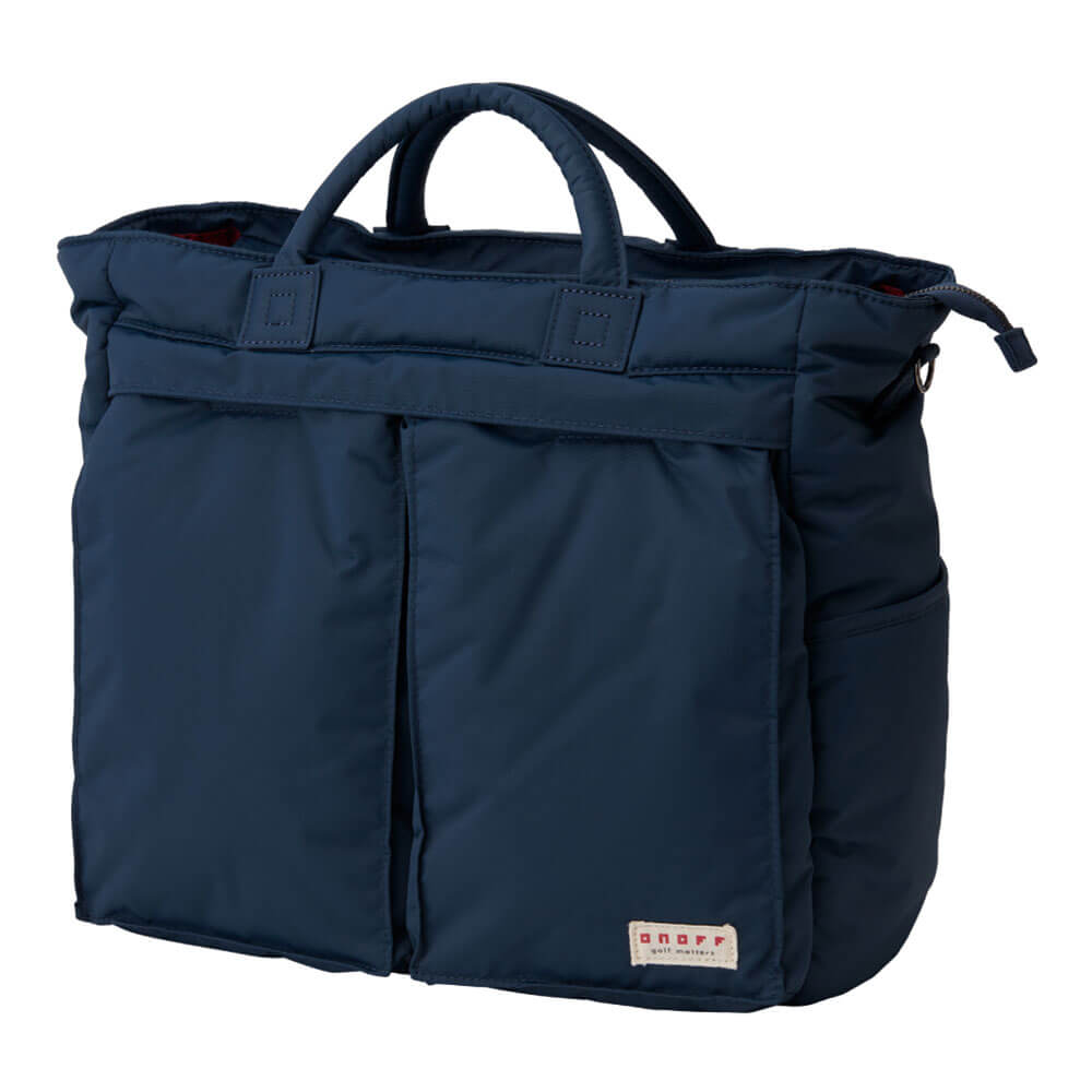 ONOFF オノフ　ナイロンツイル トートバッグ OV0426 04 ネイビー　2026年モデル