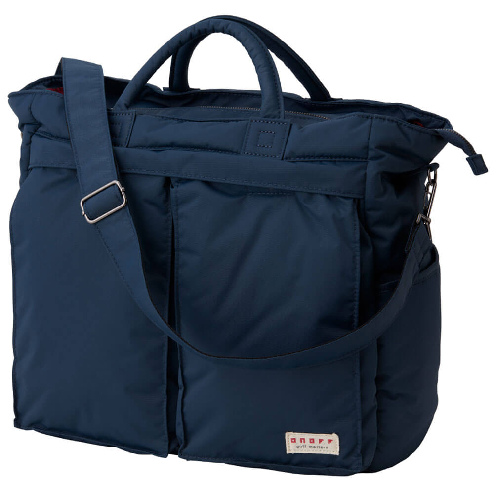 ONOFF オノフ　ナイロンツイル トートバッグ OV0426 04 ネイビー　2026年モデル 詳細3