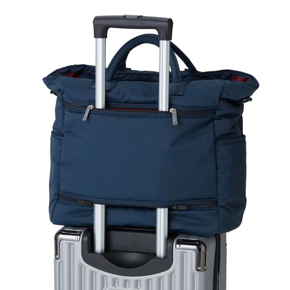 ONOFF オノフ　ナイロンツイル トートバッグ OV0426 04 ネイビー　2026年モデル 詳細4