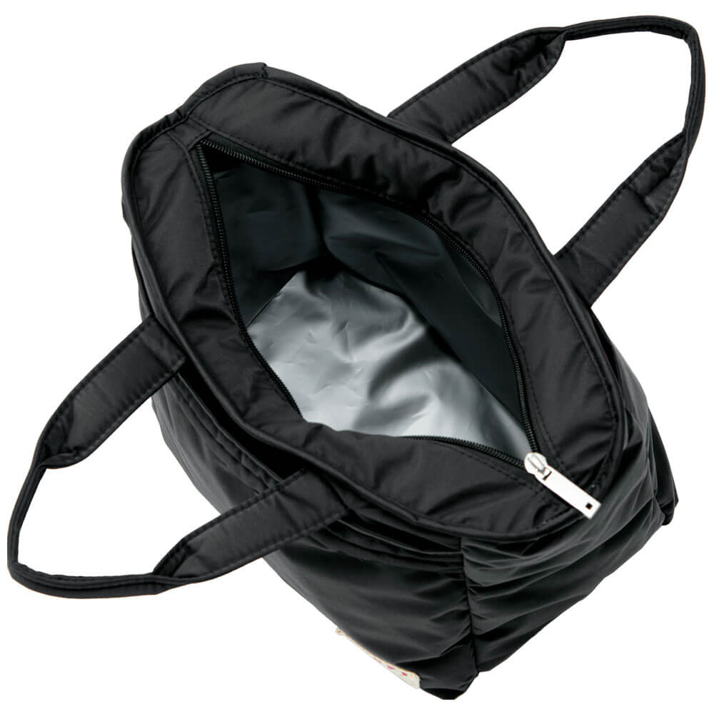 ONOFF オノフ　ナイロンツイル ラウンドバッグ OA1426 02 ブラック　2026年モデル 詳細3