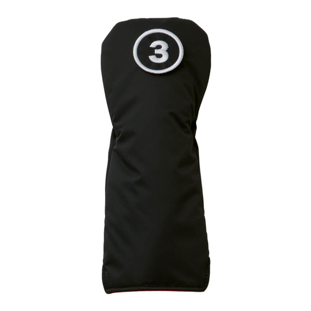 [2026年モデル] ONOFF オノフ メンズ ナイロンツイル フェアウェイウッド用 ヘッドカバー OH0526 02 ブラック ブラック