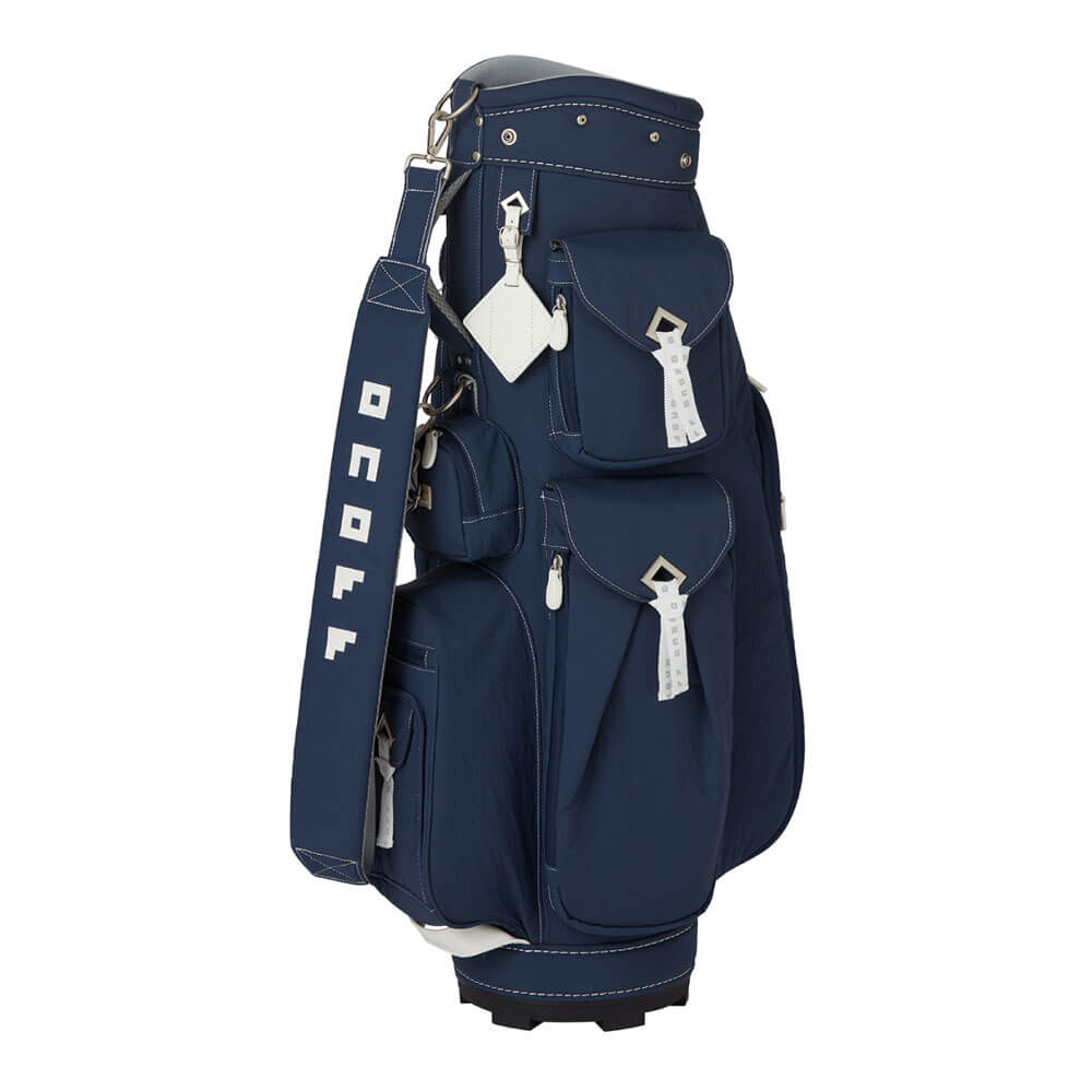 ONOFF オノフ　ナイロンツイル レディース キャディバッグ OB0726 04 ネイビー　2026年モデル