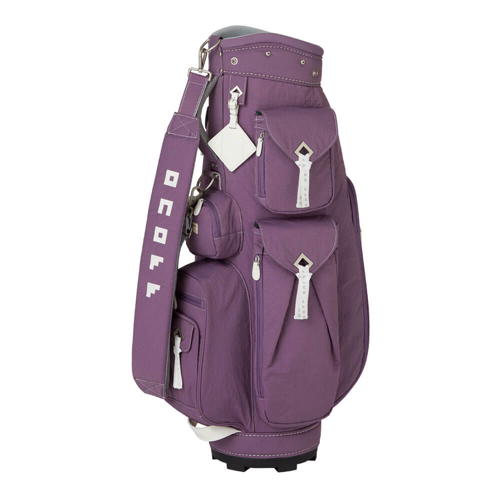 ONOFF オノフ　ナイロンツイル レディース キャディバッグ OB0726 14 パープル　2026年モデル