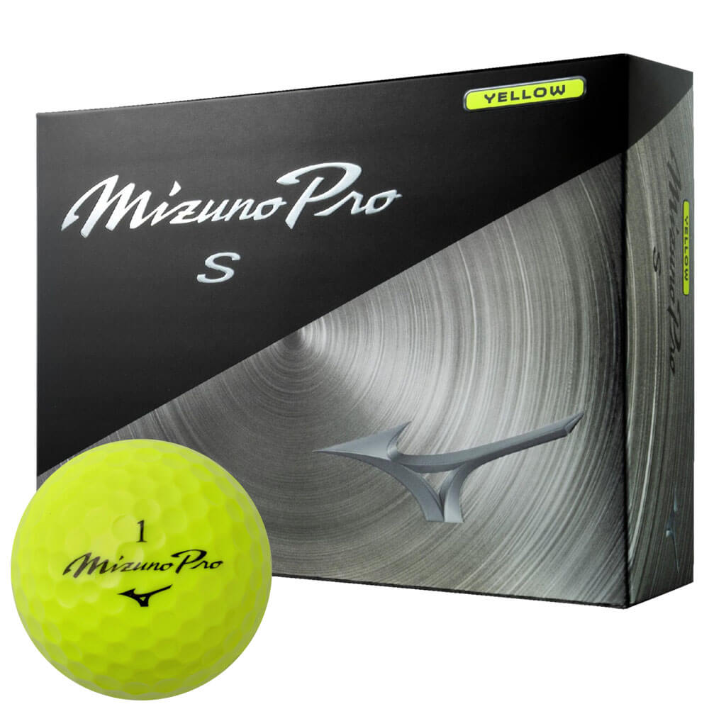ミズノ MIZUNO Mizuno Pro S ミズノプロ エス ゴルフボール 1ダース（12球入り） イエロー 2026年モデル
