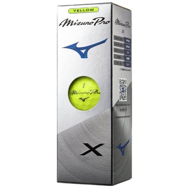 ミズノ MIZUNO　Mizuno Pro X ミズノプロ エックス ゴルフボール　1ダース（12球入り）　イエロー　2026年モデル 詳細5