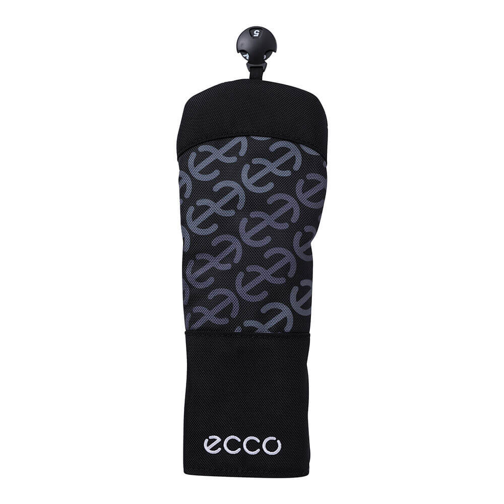 ecco エコー メンズ フェアウェイウッド用 ヘッドカバー ECF006 BK ブラック 2026年モデル